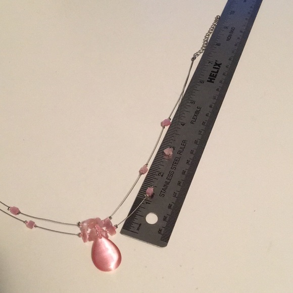 5 for $10 🌟 Layered Adjustable Pink Necklace - Picture 4 of 5